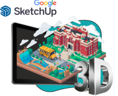Google SketchUp - Школа программирования для детей, компьютерные курсы для школьников, начинающих и подростков - KIBERone г. Санкт-Петербург